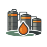 Stockage des produits pétroliers icon